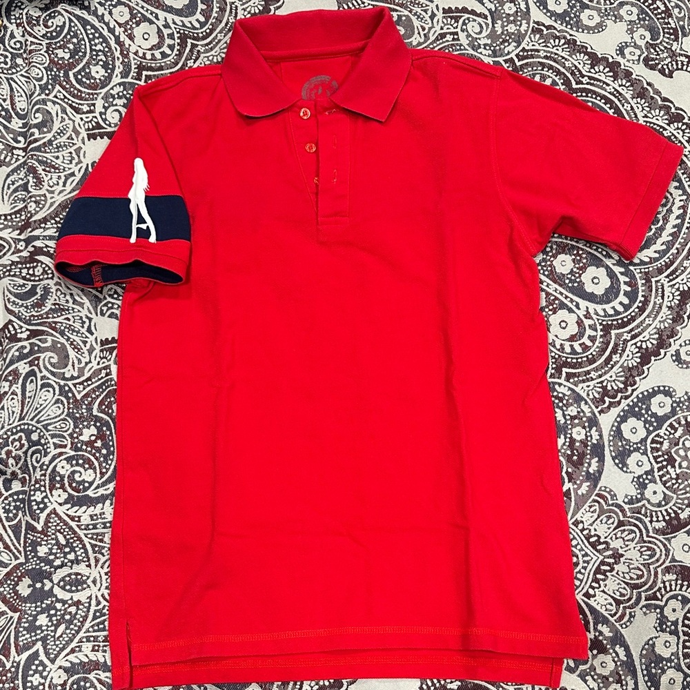 Classic Red Polo Shirt for Men